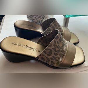 Marco Sabino Italian sandals size 37